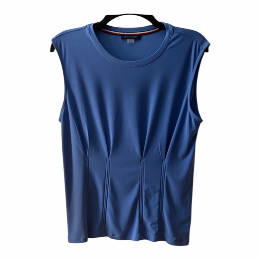 Tommy Hilfiger Periwinkle Blue Sleeveless Crewneck Tank